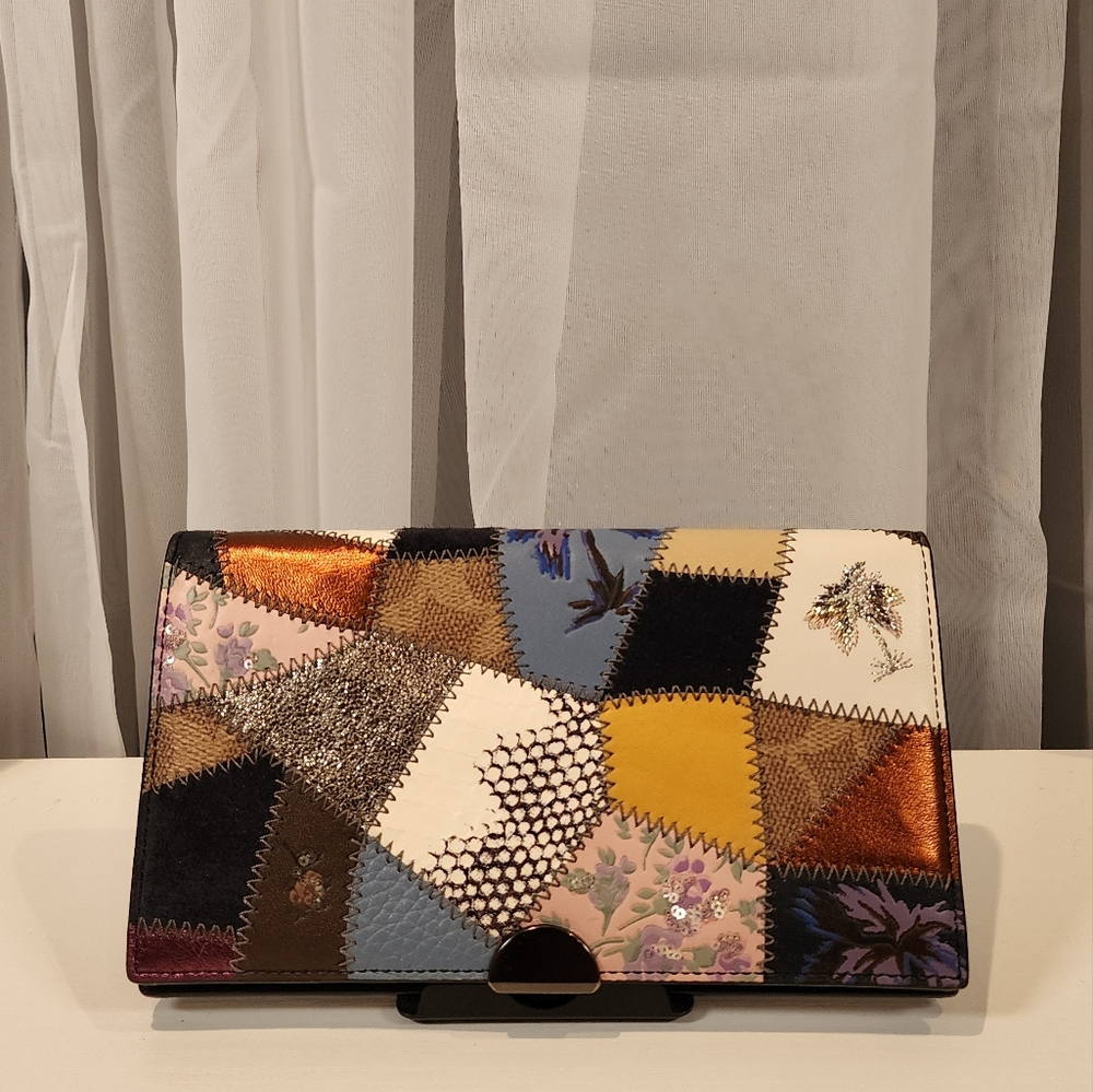 Coach Dreamer Wallet With Signature Patchwork